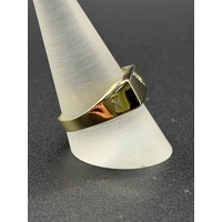 Mens 9ct Yellow Gold Signet Ring