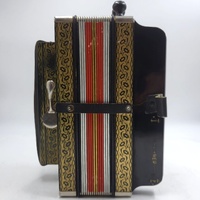 Hohner HA-114 Diatonic Accordion 1-Row Button Accordion Traditional Folk Instrument