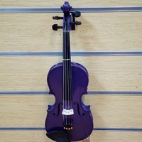 Stentor Harlequin 1/2 Size Violin Outfit Purple with Case and Bow