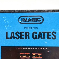 Atari 2600 Laser Gates Game Cartridge Vintage Video Game
