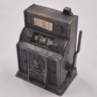 Antique Style Metal Pencil Sharpener Golden Eagle Slot Machine Desktop Collectible