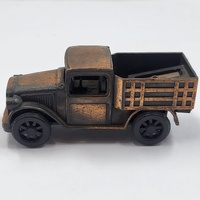 Antique Metal Pickup Truck Pencil Sharpener Vintage Style Desktop Collectible