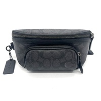 Coach Beck Belt Bag in Signature Canvas CK968 CHR Charcoal Black