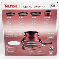 Tefal Ingenio Simply Cook 9pc Cookware Set Non-Stick Induction