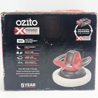 Ozito PXBPS-254 Cordless Buffer Polisher Skin Only 254mm Car Polisher Tool