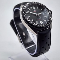 TAG Heuer Formula 1 WAZ1110 Mens Swiss Quartz Black Watch With Box