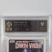 TOPPS Star Wars 2023 Comic Covers Art CC-8 Darth Vader #5 Graded Mint 9 Trading Card