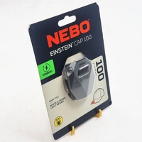 NEBO Einstein Cap 100 Rechargeable LED Headlamp Clip On Hat Light 100 Lm