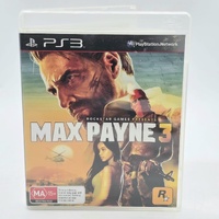 Max Payne 3 PS3 Sony PlayStation 3 Game Complete with Manual