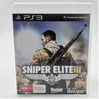 Sniper Elite 3 PS3 Sony PlayStation 3 Game Complete with Manual