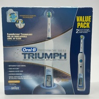 Oral-B Triumph 9500 DLX Professional Care Electric Toothbrush Blue and White