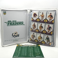 2016 NRL Traders Collectable Trading Cards Complete Full Master Set Binder Case