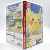 Pokemon Let's Go Pikachu Nintendo Switch Game Cartridge Adventure RPG