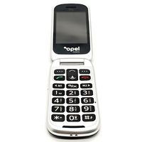 Opel Mobile FlipPhone 6 OMFP622B 4G VoLTE Unlocked SOS Black Silver