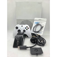 Microsoft Xbox One S 500GB Disc Console White 1681 with Controller