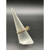Ladies 9ct Yellow Gold Diamond Cluster Ring