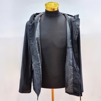 Fashion New Jersey Black Large Vogue Style Collection All Blacks Hood Jacket