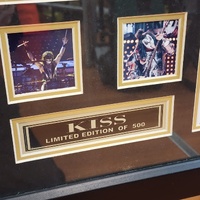 Limited Edition KISS Framed Photo Memorabilia Collage 72 of 500 58cm x 48cm