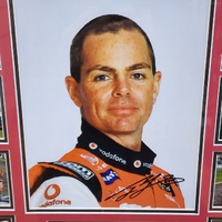 Craig Lowndes Signed Framed Photo Limited Edition 194 of 500 V8 Supercars