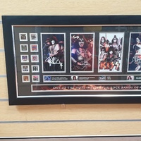 Limited Edition KISS Individually Signed Photo Frame 101 of 499 102cm x 50cm