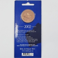 Royal Australian Mint 2002 Penny Token Coin Collectible Medallion Souvenir