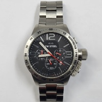 TW Steel CB8 Canteen Chronograph Watch Stainless Steel Black Dial