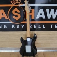 ECON Six-String Electric Guitar Black Strat Style