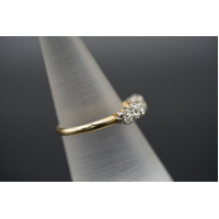 Ladies 18ct Yellow Gold Diamond Band Ring