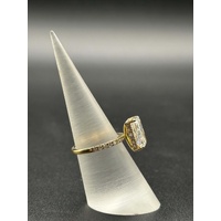 Ladies 18ct Yellow Gold Lab Grown Diamond Ring