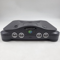 Nintendo 64 Charcoal Gray PAL NUS-001(EUR) Console 2 Controllers Jumper Pak
