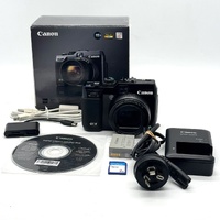 Canon PowerShot G1 X Digital Camera Black Boxed Bundle with Charger and Leads