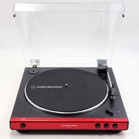 Audio-Technica AT-LP60X Fully Automatic Belt-Drive Stereo Turntable Red 