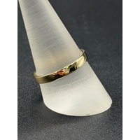 Unisex 10ct Yellow Gold Plain Wedding Band Ring
