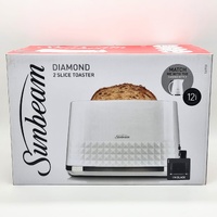Sunbeam TA1900 Diamond Collection 2 Slice Toaster Black
