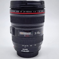 Canon EF 24-105mm f/4L IS USM Lens Red Ring L-Series Zoom 77mm Filter