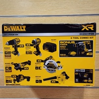 DeWALT 18V 6 Tool Combo Kit DCZ601P2B with Bonus Rotary Hammer Drill