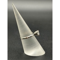 Ladies 18ct White Gold Diamond Engagement Ring