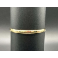 Ladies 9ct Yellow Gold Round Bangle