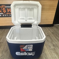 Esky 52L Wheeled Cooler Blue White Ice Box Camping Heavy Duty 1381611