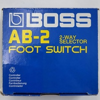 BOSS AB-2 2-Way Selector Foot Switch A/B Signal Selector Pedal Guitar Bass w/ Box