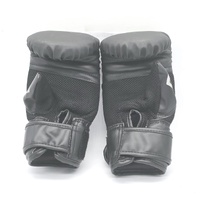 Everlast Tempo Boxing Bag Gloves Black Level 1 Beginner Size S/M Pair DWEQ141129