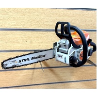 STIHL MS170 Mini Boss Petrol Chainsaw 35cm Bar with Carrying Case Cover