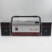 Akai PJ-33 Portable Stereo Cassette Receiver Boombox