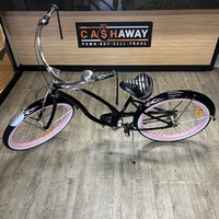 Electra The Betty 3 Speed Cruiser Bike Women Black Pink Street Ride Series