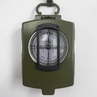 Military Style Lensatic Compass Hiking Camping Survival Navigation
