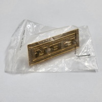 PBR Professional Bull Riders Gold Tone Lapel Pin Badge 