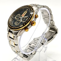 Holden Golden Years Watch 22K Gold Plated Chronograph Steel Mens Collectible