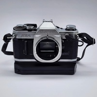 Canon AE-1 35mm Film Camera Tested with Power Winder A2 Data Back A