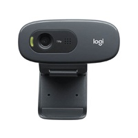 Logitech C270 HD Webcam Black 720p 30 fps Widescreen Video Calling