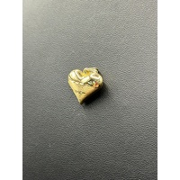 Ladies 18ct Yellow Gold Bubble Heart Pendant